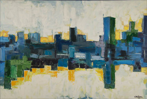 "Blue Reflection"  24"x36" Oil