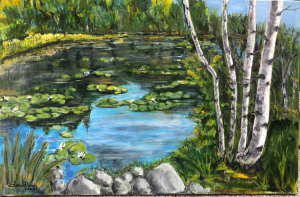 "Acadia ME"  24"x36"  Acrylic